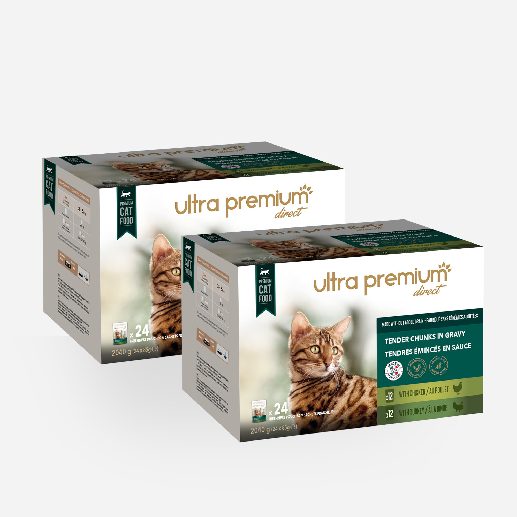 Ultra Premium Direct Tendres Eminces En Sauce Poulet Dinde Pour Chat Sans Cereales 48 Sachets Fraicheur Kouaf Toutou Toilettage Canin Et Felin A Domicile Dans Le 47