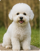 Toilettage Bichon frisé à domicile dans le Lot-et-Garonne